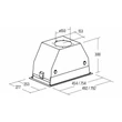 Kép 5/8 - Cata GC-DUAL 45 XGWH/D felső szekrénybe vagy kürtőbe építhető páraelszívó