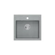 Kép 1/4 - Quadron JOHNNY 110 gránit (500x470 mm, 1 medence) silver stone