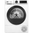 Kép 1/9 - Bosch WQJ24201BY Hőszivattyús kondenzációs szárítógép , Serie6 , Home Connect , 9kg , D , Fekete ajtó , EasyClean kondenzátor , Döntött TouchControl kijelző , AutoDry , Státuszjelzés ,  Vasaláskönnyítés