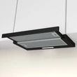 Kép 1/3 - Operis MUNDO  fekete Teleszkópos páraelszívó, fekete front, fekete festett ház, 60 cm