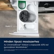 Kép 6/15 - Electrolux EW8W4402QE UltraCare Mosó-szárítógép, SteamRefresh gőzprogram, Hygiene program gőzzel, UniversalDose, UltraQuick 49perc program, A energiaosztály, 11/7 kg, 1400 f/p, ökoinverter motor, Wifi