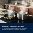 Kép 7/11 - Electrolux EIS67483 SenseBoil&Fry beépíthető indukciós főzőlap, Bridge funkció, Hob2Hood, 60 cm