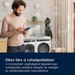 Kép 15/15 - Electrolux EW8W4402QE UltraCare Mosó-szárítógép, SteamRefresh gőzprogram, Hygiene program gőzzel, UniversalDose, UltraQuick 49perc program, A energiaosztály, 11/7 kg, 1400 f/p, ökoinverter motor, Wifi