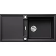 Kép 1/8 - BLANCO ADIRA XL 6S Silgranit mosogatótálca fekete tart., excenterrel