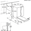 Kép 11/11 - Electrolux E72LA200S Beépíthető mosogatógép, WiFi, QuickSelect kezelőpanel, FlexiMax fiók, AirDry, 14 teríték