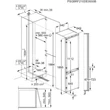 Kép 4/4 - AEG TCTCS191ES CustomFlex beépíthető kombinált hűtőszekrény, NoFrost, AI CoolAssist funkció, 188 cm