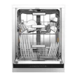 Kép 4/11 - WHIRLPOOL W7FHS61X Mosogatógép, A , 15 teríték, inox készülékszín, 8 program, 9,9 l vízfogyasztás, PowerClean és 6. érzék technológia , fix 3. evőeszköztartó fiók, NaturalDry  41dBA