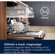 Kép 10/12 - Electrolux E52LC200S Beépíthető mosogatógép, TimeSelect kezelőpanel, FlexiMax fiók, 14 teríték