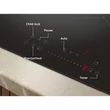 Kép 7/9 - Electrolux ECC83410CT Beépíthető indukciós főzőlap beépített páraelszívóval, SaphirMatt® SE felület, Bridge funkció, Hob2Hood®, Brezze, 80 cm