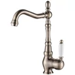 Kép 1/4 - Laveo EVORA Konyhai álló csaptelep L alakú kiömlővel, Szín: antique brass