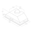 Kép 5/5 - ELICA ERA C BL/A/52 beépíthető páraelszívó, 52 cm, fekete