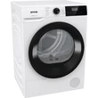 Kép 2/9 - Gorenje D2HNE7D ESSENTIAL+,  7 kg , "D" , hőszivattyús, LED képernyő érintőgombokkal,  ReFresh és gyűrődésmentesítő program,  ExtraHygiene program,  84,5/59,5/51cm, fehér-fekete szín