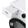 Kép 3/7 - Gorenje D2HNE7E ESSENTIAL+,  7 kg , "E" , hőszivattyús, LED képernyő érintőgombokkal,  ReFresh és gyűrődésmentesítő program, 84,5/59,5/51cm, fehér-fekete szín