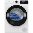 Kép 1/9 - Gorenje D2HNE7D ESSENTIAL+,  7 kg , "D" , hőszivattyús, LED képernyő érintőgombokkal,  ReFresh és gyűrődésmentesítő program,  ExtraHygiene program,  84,5/59,5/51cm, fehér-fekete szín