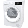 Kép 2/7 - Gorenje DHNE7D ESSENTIAL, 7 kg , "D" , hőszivattyús, LED képernyő érintőgombokkal, ReFresh és gyűrődésmentesítő program,  ExtraHygiene program,  84,5/59,5/55cm, fehér szín