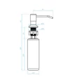 Kép 2/2 - LAVEO LIBRA mos.szer adagoló, inox