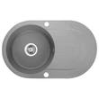 Kép 1/5 - DAFNE egykör cseptálcás mosogató, szürke
