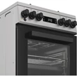 Kép 3/5 - WHIRLPOOL W5G8LMSWTXHU Szabadonálló kombi tűzhely 50 x 60 cm, 57 l,  LED-kijelző, digitális óra, szikragyújtás, MF8+ multifunkciós elektromos sütő,  öntöttvas edénytartó, WOK gázégő, finoman csukódó sütőajtó, gőzfunkció, teleszkópos sütősín,grill,Hidrolit