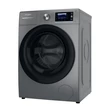 Kép 2/6 - Whirlpool W6 98S SILENCE EE elöltöltős gőzfunkciós mosógép, 9 kg, 1400 f, FreshCare funkció, magyar szöveges kijelző, extra csendes DirectDrive motor, Stop&Add, ezüst szín