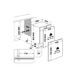 Kép 6/6 - Whirlpool WH7IA15AM3LS0 Teljesen integrálható mosogatógép, "A" ,15 teríték, 9,9 l , flexibilis 3. evőeszközfiók, Power CleanPro, Belső világítás, NaturalDry, 8 program, 6. Érzék, ,csúszópántok, 38 dBA