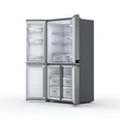 Kép 4/6 - Whirlpool WQ9 U2L EF szabadonálló NoFrost Side By Side hűtő, inox, FlexiFreeze, 90 cm széles