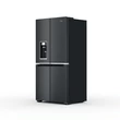 Kép 2/7 - Whirlpool WQ9I FO2BX EF szabadonálló NoFrost Side By Side hűtő jégkocka készítővel és víz adagolóval, fekete inox, FlexiFreeze, 90 cm széles