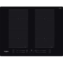 Whirlpool WFS8865NE beépíthető prémium indukciós főzőlap, 65 cm széles, FlexiOval funkció