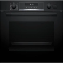 Bosch HRG578CB7 Önállóan beépíthető sütő AddedSteam gőzfunkcióval - Serie6 - Home Connect - fekete - 71 l sütőtér - 9 funkció - 3D hőlégbefúvás - Energiaosztály: A+ - Pirolitikus öntisztítás - AirFry sütési mód  - AutoPilot30 - maghőmérő