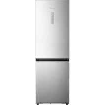 Hisense RB3K330SAIE Alulfagyasztós kombi hűtő,  215/115l,  "D" MetalCooling,   Palactartó rács, Integrált fogantyúval  TOTAL NO FROST  INVERTERES  MultiFlow 360 v WIFI-ConnectLife, CRIPS ZONE  inox szín , KitchenFit