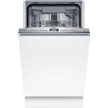 BOSCH SPV4EMX17E Teljesen integrálható keskeny mosogatógép, Serie 4, Home Connect, 10 teríték, B, 6 program, 6 opció, LED kijelző  VarioFlex kosárrendszer, VarioDrawer, 8,7 l, 44 dB(A)