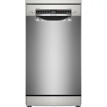 BOSCH SPS4EMI17E Szabadonálló keskeny mosogatógép, Serie 4, Home Connect, Nemesacél, 10 teríték, B, 6 program, 6 opció, LED kijelző  VarioFlex kosárrendszer, VarioDrawer, 8,7 l, 44 dB(A)