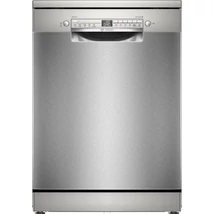 BOSCH SMS2HVI06E Szabadonálló Mosogatógép, Serie 2, Home Connect, Nemesacél, 14 teríték, C, 5 program, 6 opció, LED kijelző, Vario kosárrendszer, VarioDrawer, 9 l, 46 dB(A)