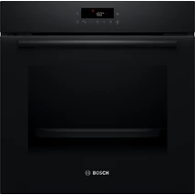 BOSCH HBA571BB4 Önállóan beépíthető sütő, Serie2, fekete, 71 l , 5 funkció, 3D hőlégbefúvás, A+, pirolitikus öntisztítás