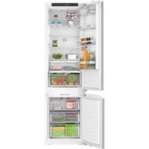 BOSCH KIN96ADC0 XL beépíthető kombinált hűtő/fagyasztó - Serie6 - SoftClose laposzsanér - NoFrost - 215+75 l nettó űrtartalom -  193,5x55,8x54,8cm -  C -  kétkörös TouchControl vezérlés - LED világítás