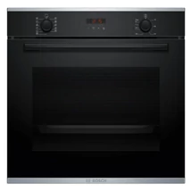 Bosch HBA274BB3F Önállóan beépíthető sütő - Serie4 - fekete - 71 l sütőtér - 7 funkció - 3D hőlégbefúvás - Energiaosztály: A+ - pirolitikus öntisztítás - AutoPilot10