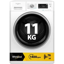 WHIRLPOOL WPM011WADSEE Elöltöltős gőzfunkciós mosógép automata mosószeradagolással és HomeWhiz távoli eléréssel, "A-50%" 1400 f, 10kg , csendes inverter motor , nagyméretű digitális kijelző,  6. Érzék funkció,  FreshCare+