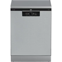 Beko BDFN26646XC Szabadonálló mosogatógép, acélszürke, inverter motor - 10 év garanciával, 3. evőeszköz fiók, SelfDry, 16 teríték