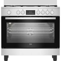 Beko BGM 11226 EX  90 cm-es inox kombinált tűzhely