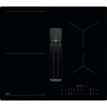AEG TT64CB00CB Beépíthető indukciós főzőlap beépített páraelszívóval, Hob2Hood, Bridge funkció, 60 cm