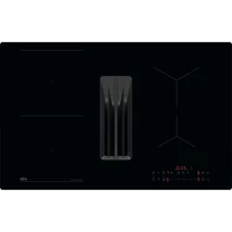 AEG TT84CB00CB Beépíthető indukciós főzőlap beépített páraelszívóval, Hob2Hood, Bridge funkció, 80 cm