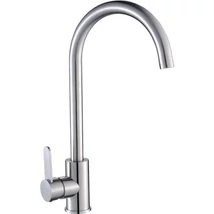 Laveo BONA Konyhai álló csaptelep U alakú kiömlővel, Szín: rozsdamentes acél