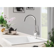 Laveo TIERRA Konyhai álló csaptelep, Szín: króm