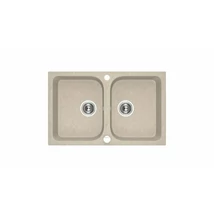 Laveo Celia 80 gránit mosogató, bézs SRC 420T