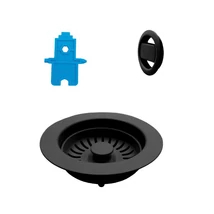 Laveo CZS_700T fekete színű szűrőkosár és túlfolyó