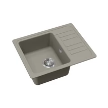 EVIDO Home 45S compact gránit mosogató 575x460 mm platina  442066