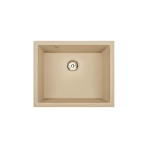 Laveo IBIZA jázmin egymedencés mosogató helytakarékos szifonnal