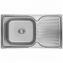 Operis ORION Egymedence csepptálcás mosogató, Szín: Natúr inox