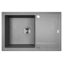 Laveo MEGALO Gránit mosogató: egymedence csepptálcás, szürke