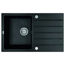 Laveo MARGARITA Gránit mosogató: egymedence csepptálcás, matt fekete SRM_711B