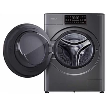 Tesla WF101490CSA szabadonálló ANTRACIT színű elöltöltős mosógép, 10 kg/ 1400f, inverter motor + Ajándék Vasaló IR380BA